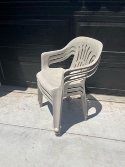 Plastic chairs