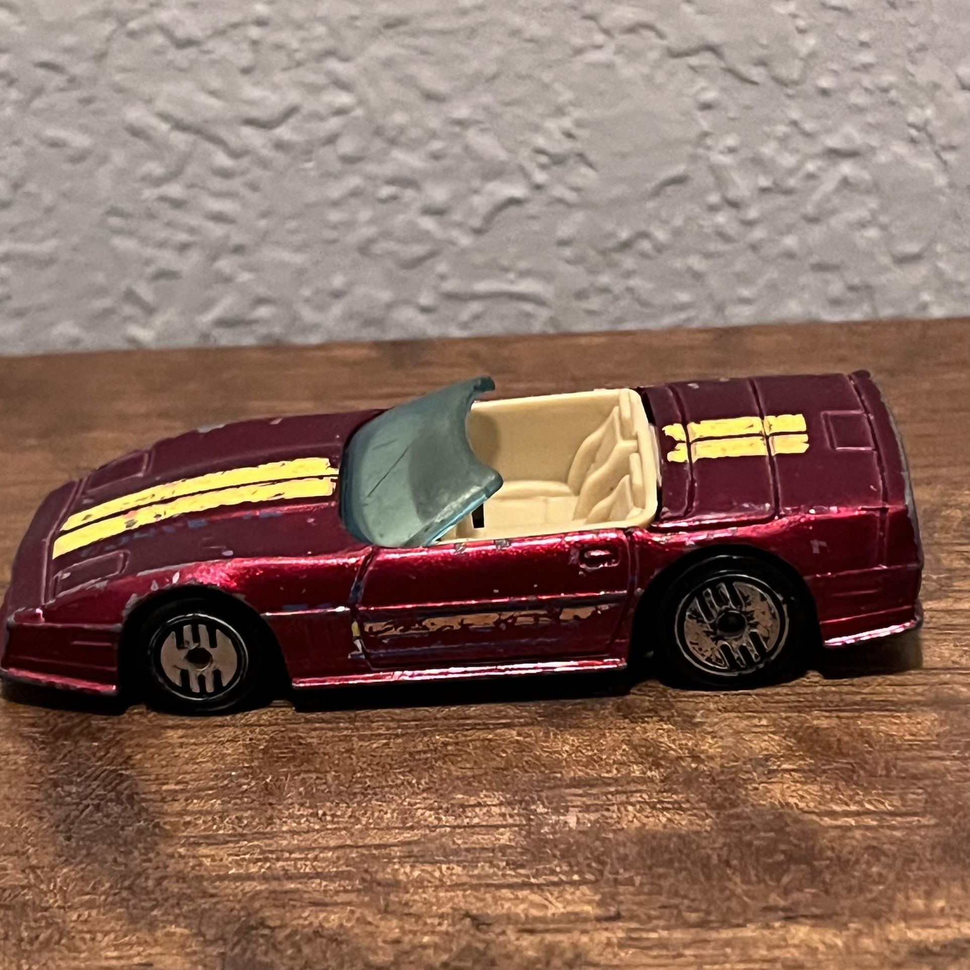 Hot Wheels 1988 83' Custom Corvette Burgundy