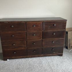 Wood dresser