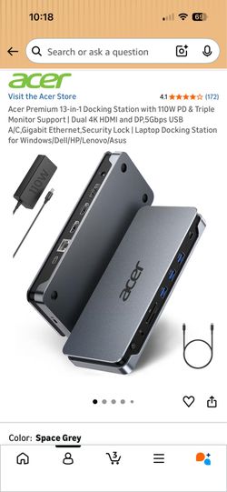 Acer Premium 13-in-1 Docking Station