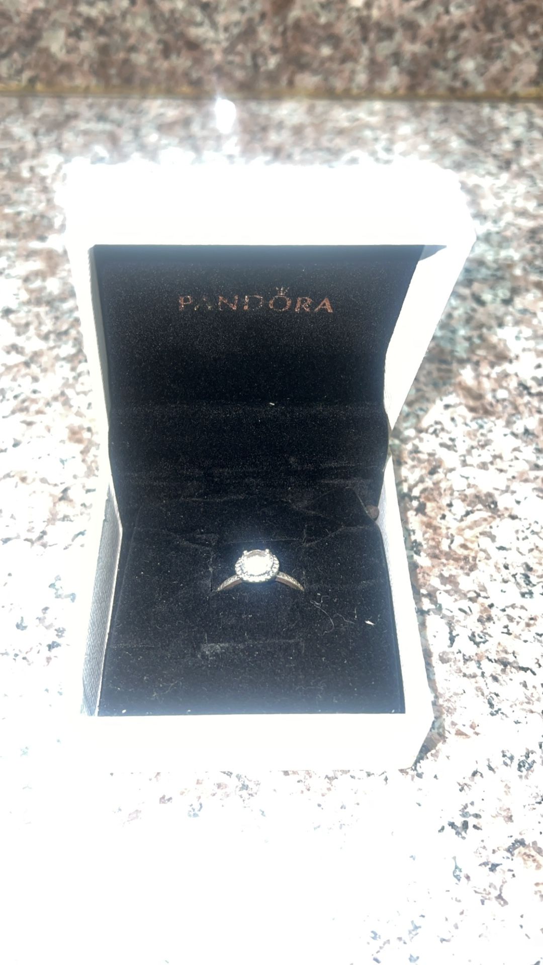 Pandora Round Sparkle Ring