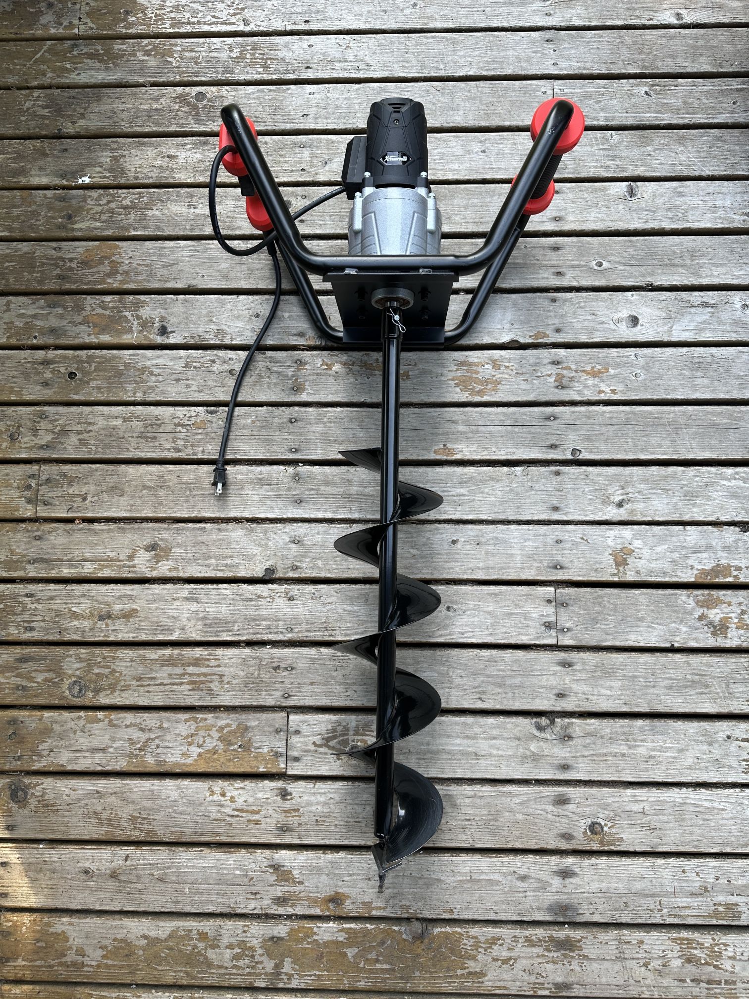 XtremepowerUS 85060 Post Hole Digger w/6" Bit Electric 1500W Auger Digging Drill