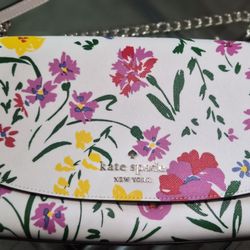 White Floral Kate Spade Bag