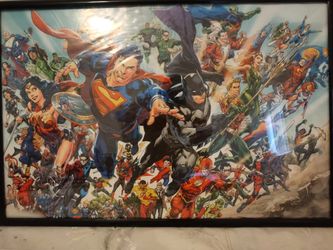 DC Poster And Frame