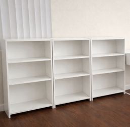 White Minimal Storage Shelves Furniture– Clean & Versatile