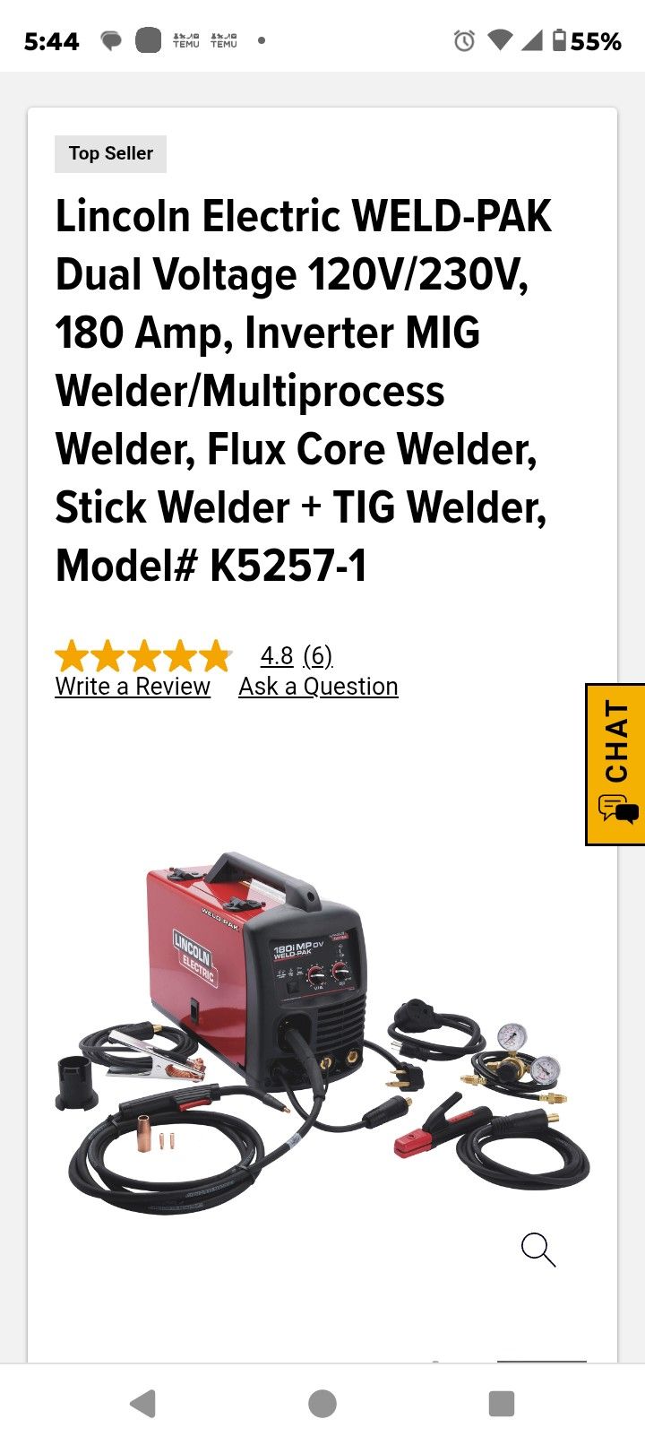 Lincoln Multi Process Welder