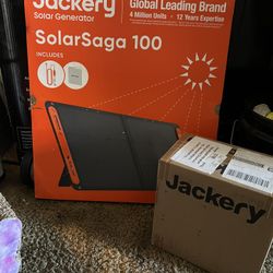 Jackery And Solar Panel 