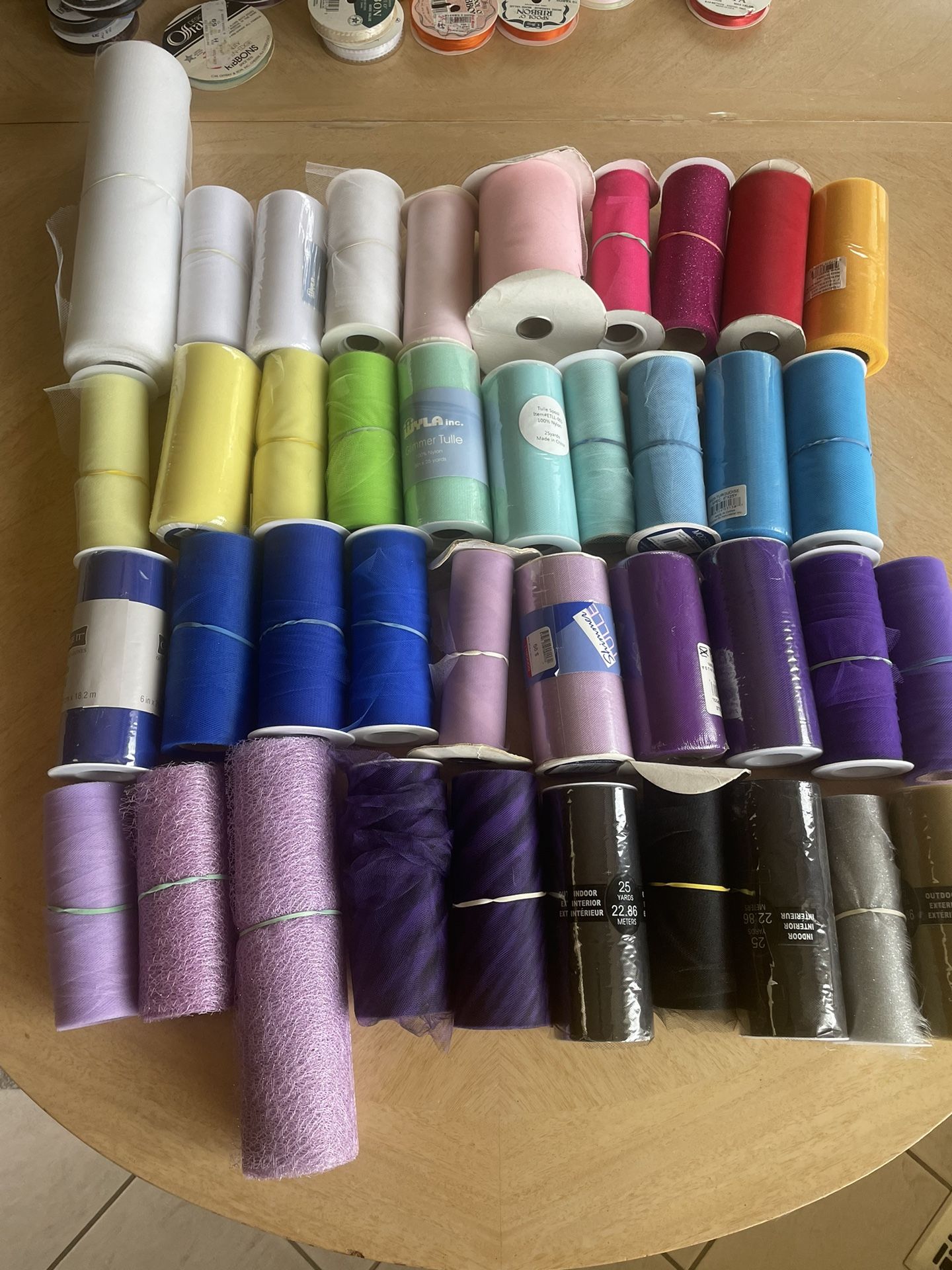 40 Spools of Tulle 