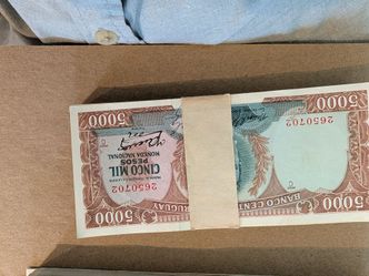 Uruguay 5000 pesos