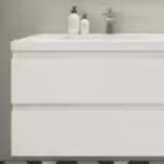 36 in. Width Bath Vanity in High Gloss White