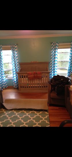 Crib and rocker