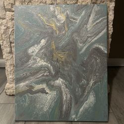 Abstract wall painting
