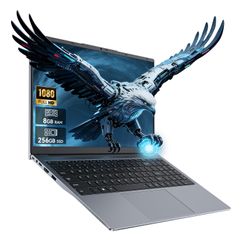 New 15.6" FHD Laptop, 8GB RAM 256GB SSD, Dual-Core M3-8100Y Processor up to 3.4GHz, Ultra Thin & Portable, Long Battery Life, Win 11 Laptop Computer f