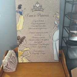 I Am A Princess Canvas