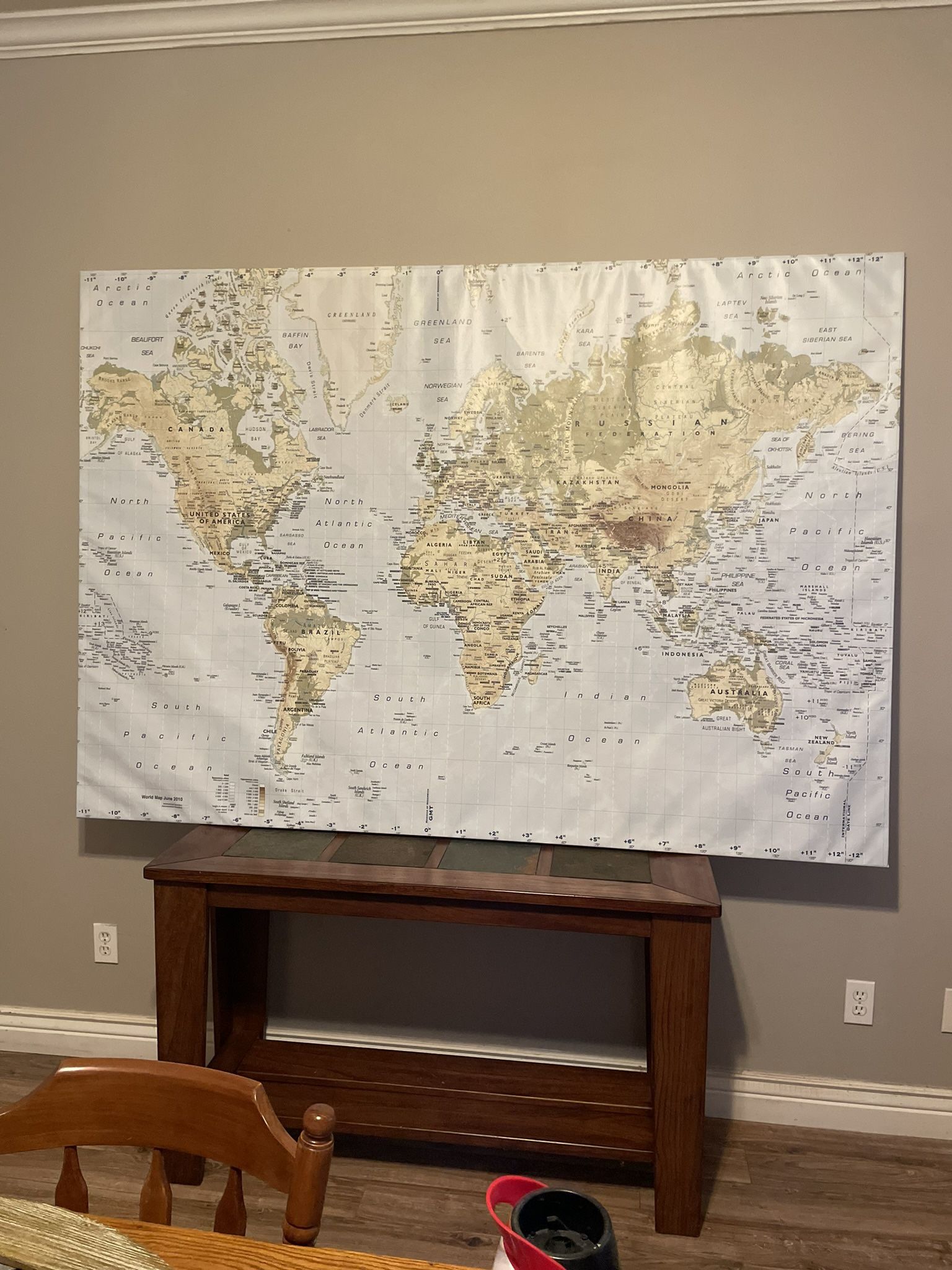 Rare IKEA World Map- Huge!