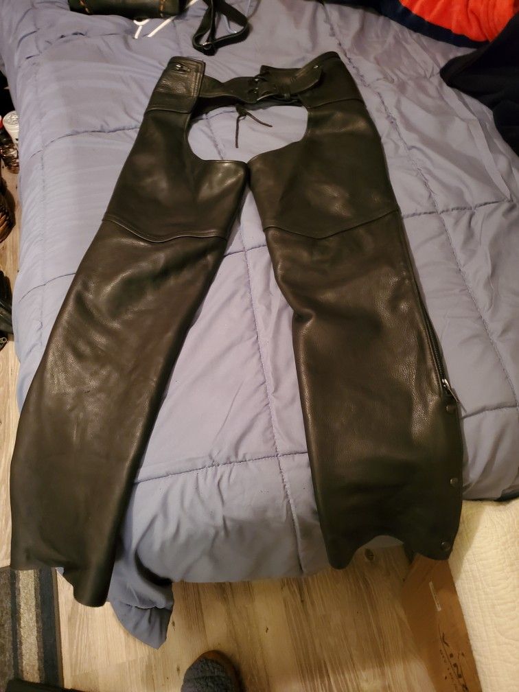 Custom Made Leather Chaps