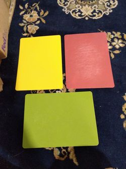 Set of 3 Colored Cutting Mats