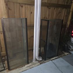 Two 75 Gallon Aquariums No Stand Lights Or Lid.