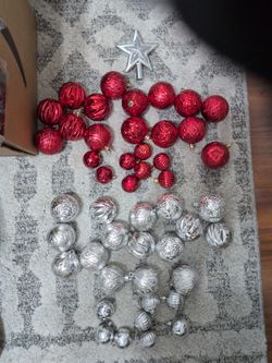 Christmas balls & star