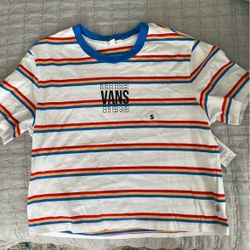 Vans Shirt Crop New With Tags!!