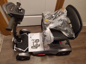 Electric wheelchair scooter