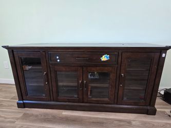 Hard wood tv stand