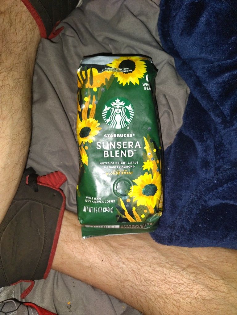 12 oz 2 Bags Of The Starbucks Sunsera 100% Whole Bean Coffee.