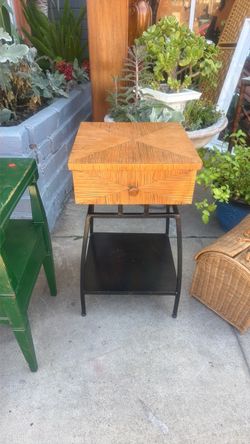 Antique Nightstand 16 by 16 28 tall