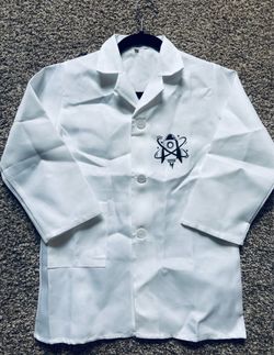 KIDS WHITE SCIENCE LAB COAT COSTUME SIZE SMALL 🌟NWOT🌟
