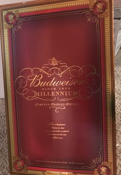 Budweiser limited edition millennium 4 glass collectors set