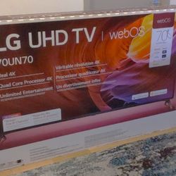 NEW 70" Smart TV from LG