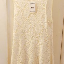 Brand New With Tags Free People White Lace Dress 