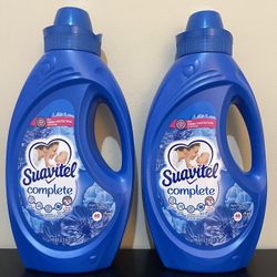 2pack Suavitel Complete Liquid Fabric Softener, Fabric Conditioner, Field Flowers Scent, 46 fl oz Bottle