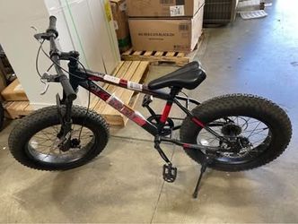 USED Sell AS IS 20” Kids Bike w/ 4" Wide Fat Tire Wheel Boys Bikes Ages 8-12 with Double Disc Break