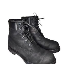 TIMBERLAND WOMEN NUBUCK PRIMALOFT 200 GRAM WATERPROOF ANKLE BLACK BOOTS SZ 7.5 M
