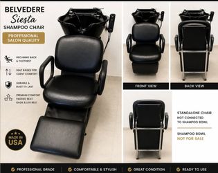 Belvedere Siesta Shampoo Chair