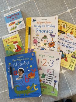 Usborne Wipe Clean Activity Books And Cards