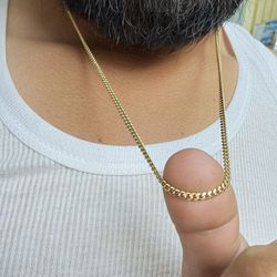 22’ Solid Cuban Chain In 14K Gold