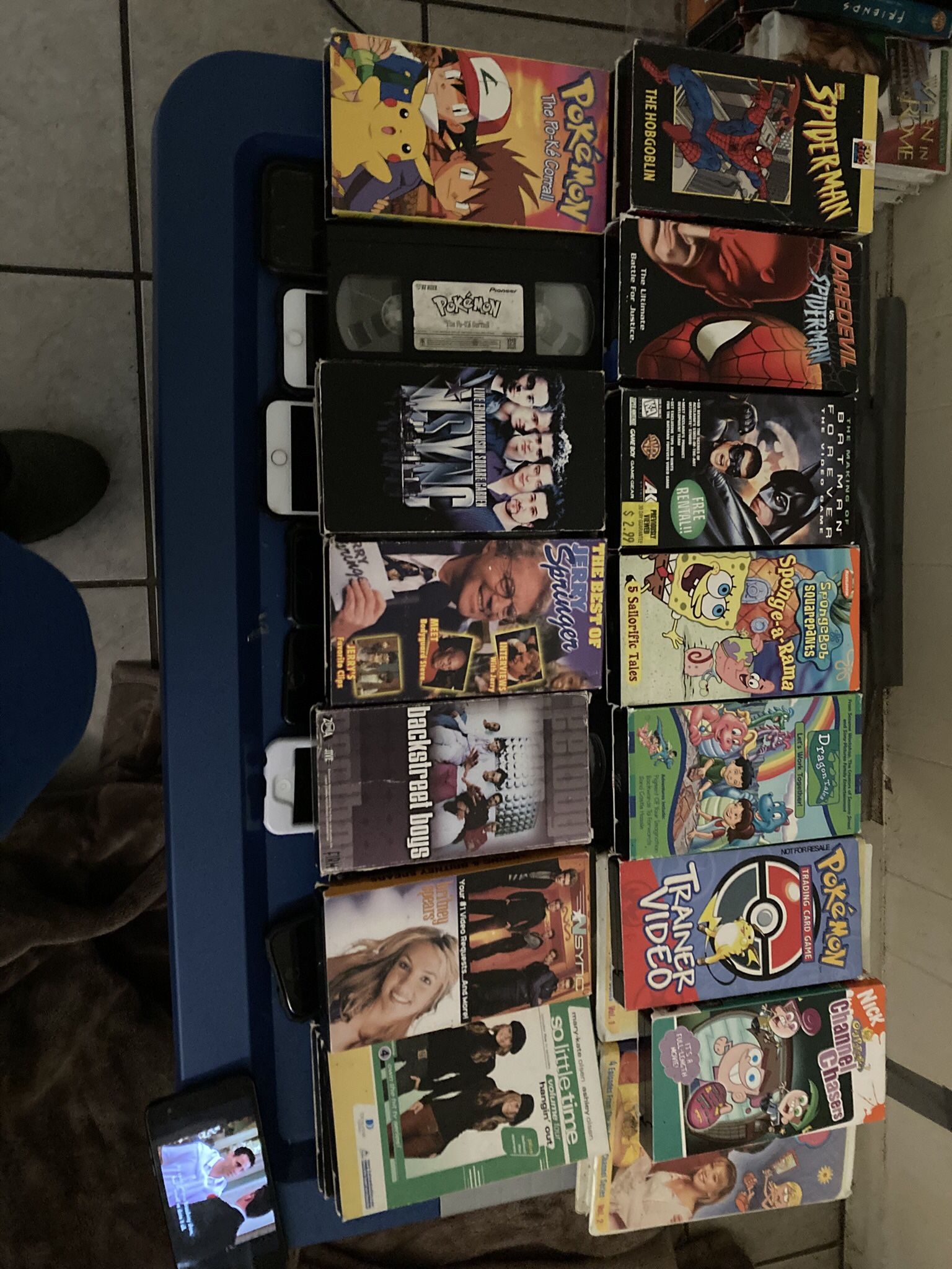 Kids Vhs And Flash drive Usb And Sd Card