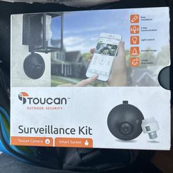 Toucan Outdoor Security Cameras Surveillance Kit