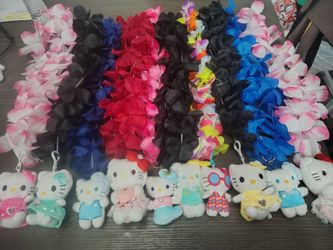 Hello kitty graduation leis