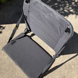GCI Outdoor Stadium Chair: 17.5”W x 12.2”D x 16.3”H