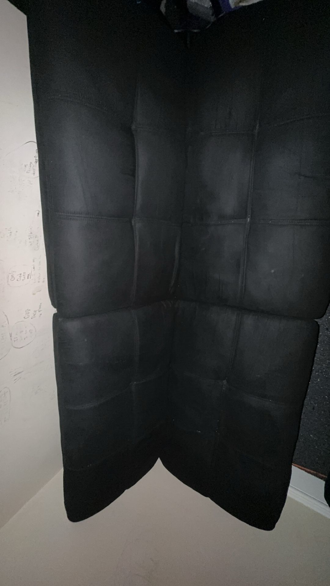 black sofa