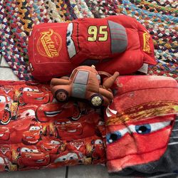 Cars Lot (Pillow Blanket & Plush Toy)