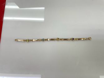 14k multicolor gold bracelet 141290-1