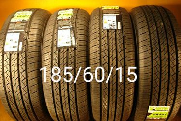 185/60/15 For Sale 4 New Tires We Service Motorcycle Tires