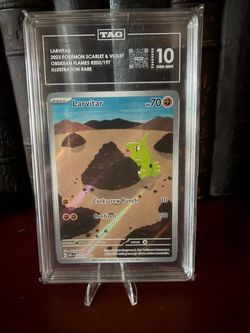 Larvitar 203/197 Obsidian Flames Pokemon Illustration Rare Holo NM/M