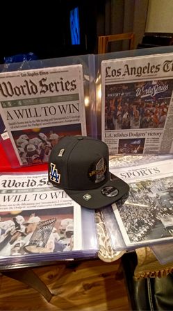 2025 World Series Dodgers Champions LA TIMES NEWSPAPER & Protector 