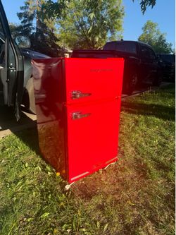 Red Mini Fridge