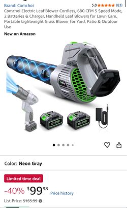 Cordless’s leaf blower